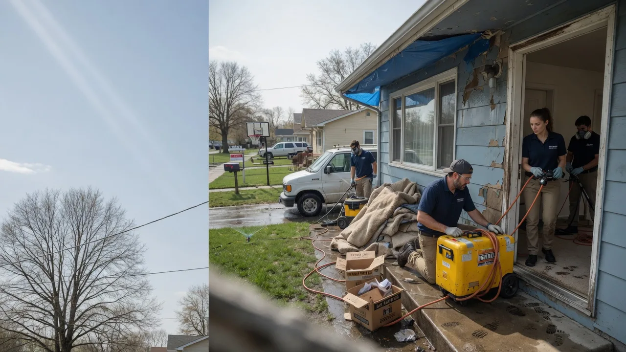Basement Flood Cleanup in Bellows Falls, VT near me